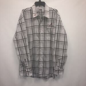 Collage World Button Up Adult 3XL Mens Multicolor Long Sleeve Cotton Shirt